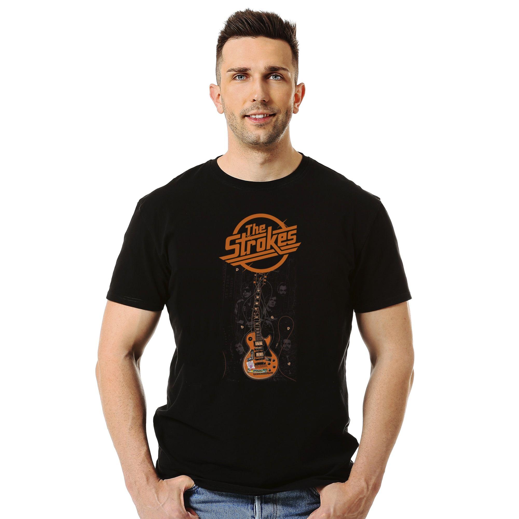 Polera The Strokes Guitar-1