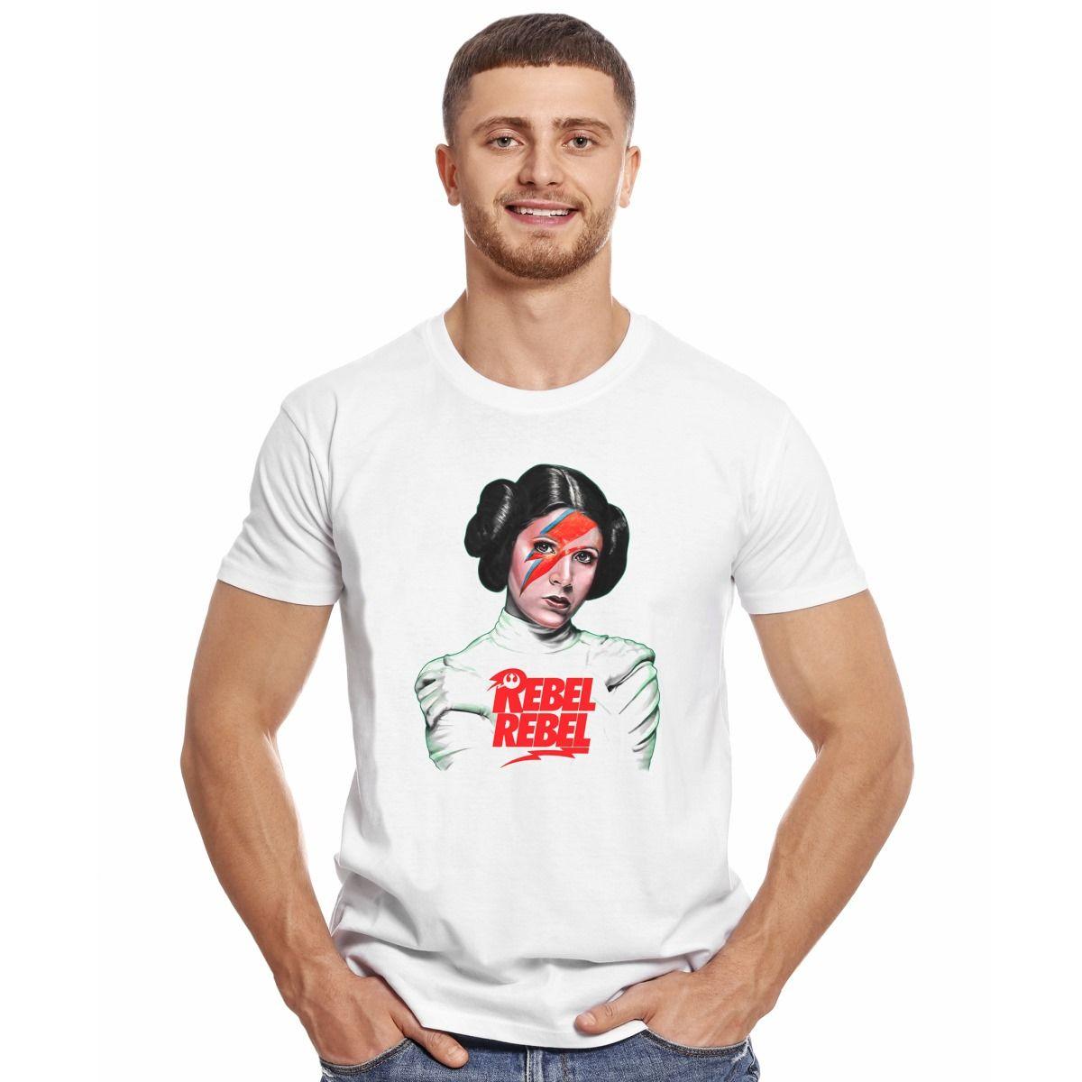 STAR WARS LEIA REBEL POLERA MANGA CORTA HOMBRE-2
