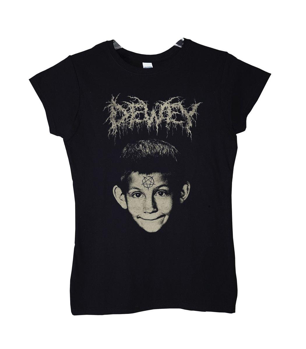 MALCOLM DEWEY BLACK METAL POLERA MUJER-1