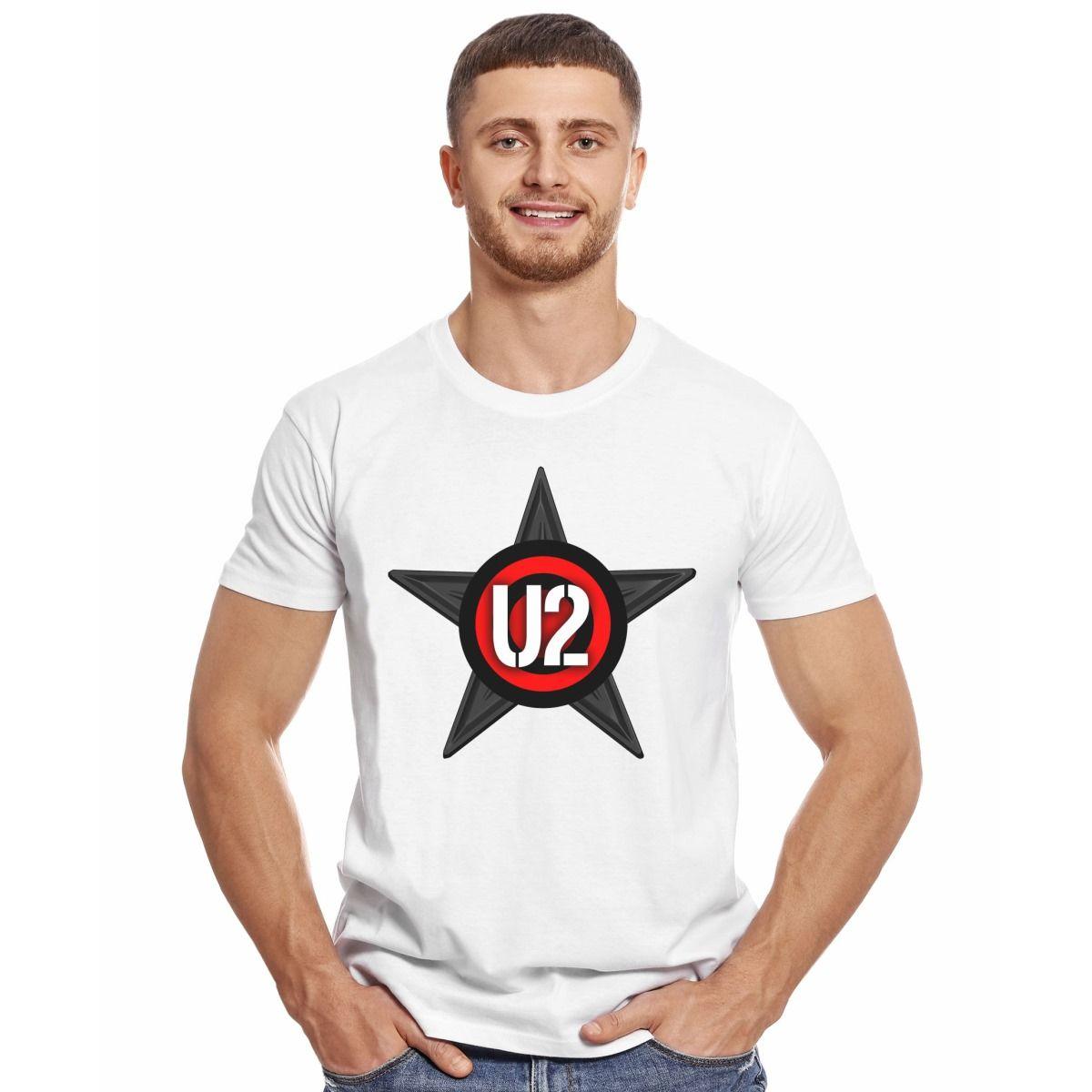 U2 LOGO STAR POLERA MANGA CORTA HOMBRE-2