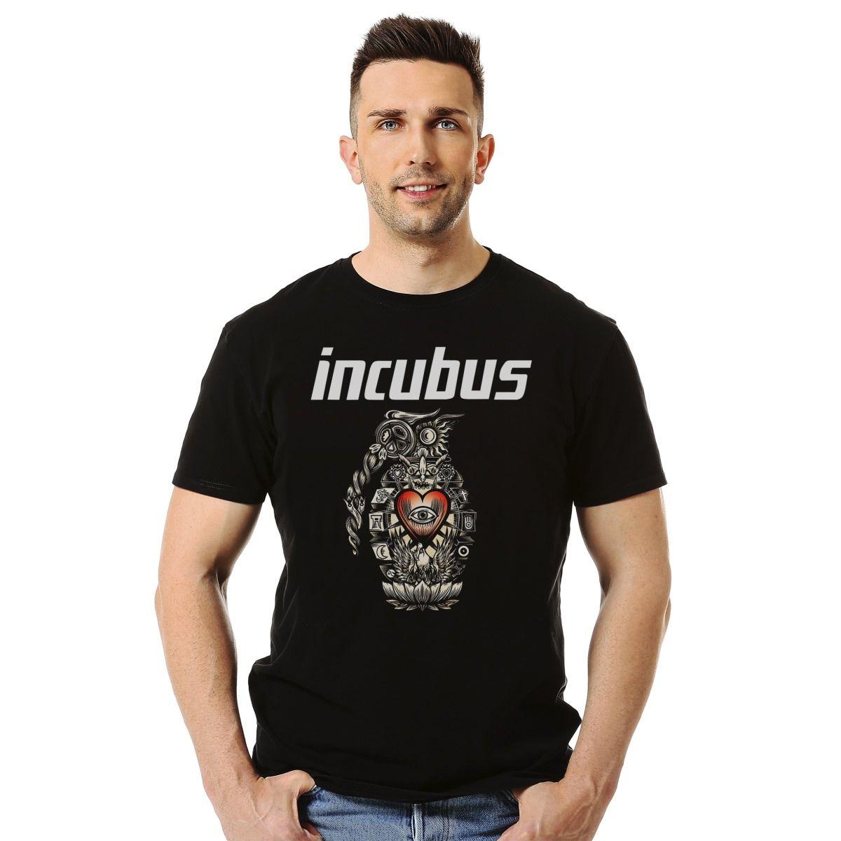 INCUBUS LIGHT GRENADES POSTER POLERA MANGA CORTA HOMBRE-2