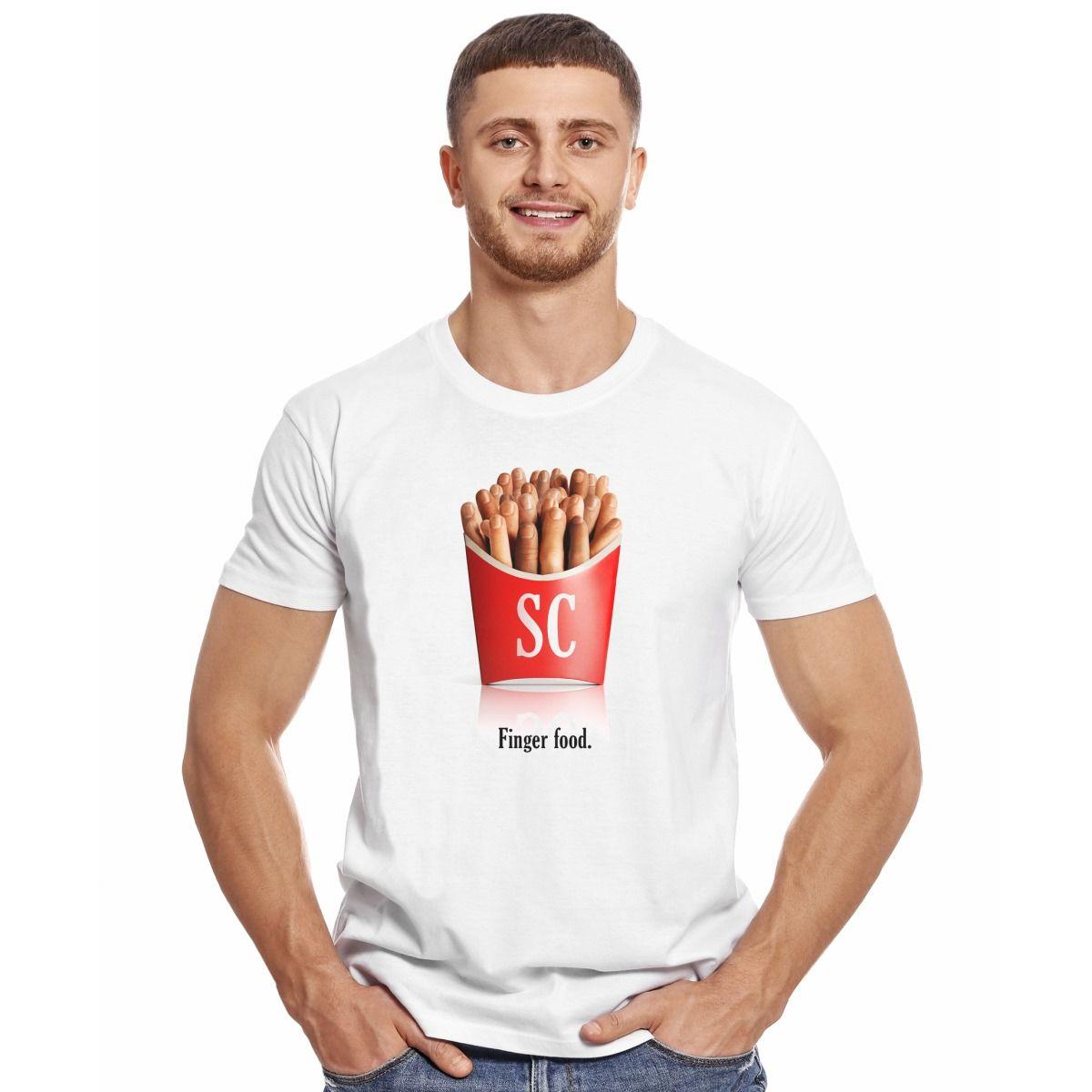 SANTA CLARITA DIET FINGER FOOD POLERA MANGA CORTA HOMBRE-2