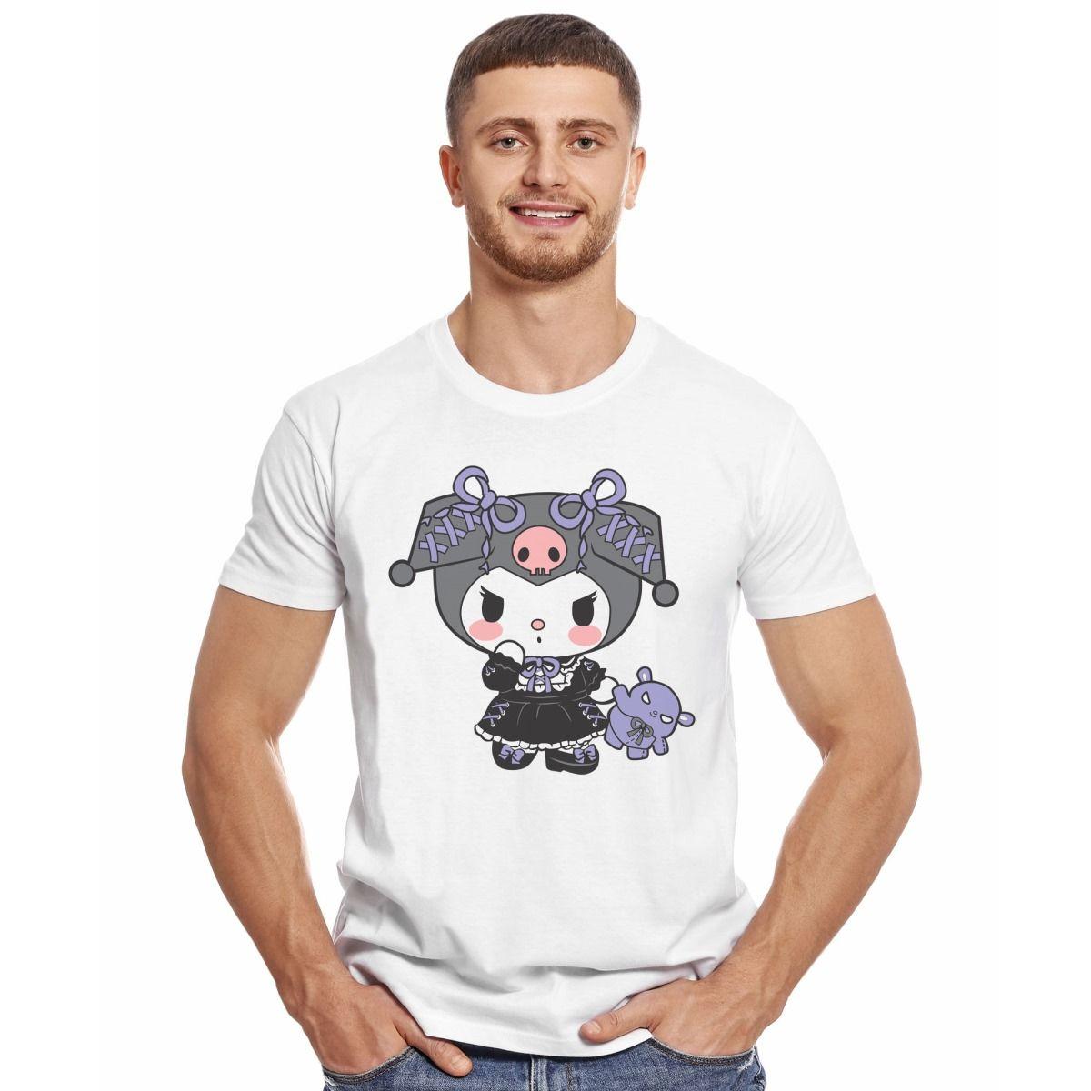 KUROMI GOTHIC LOLITA POLERA MANGA CORTA HOMBRE-2