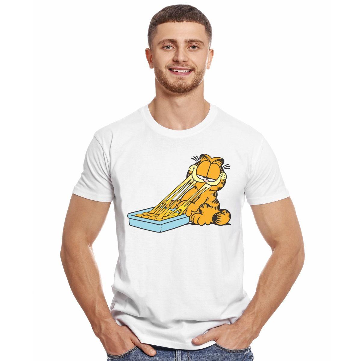GARFIELD LASAGNA POLERA MANGA CORTA HOMBRE-2