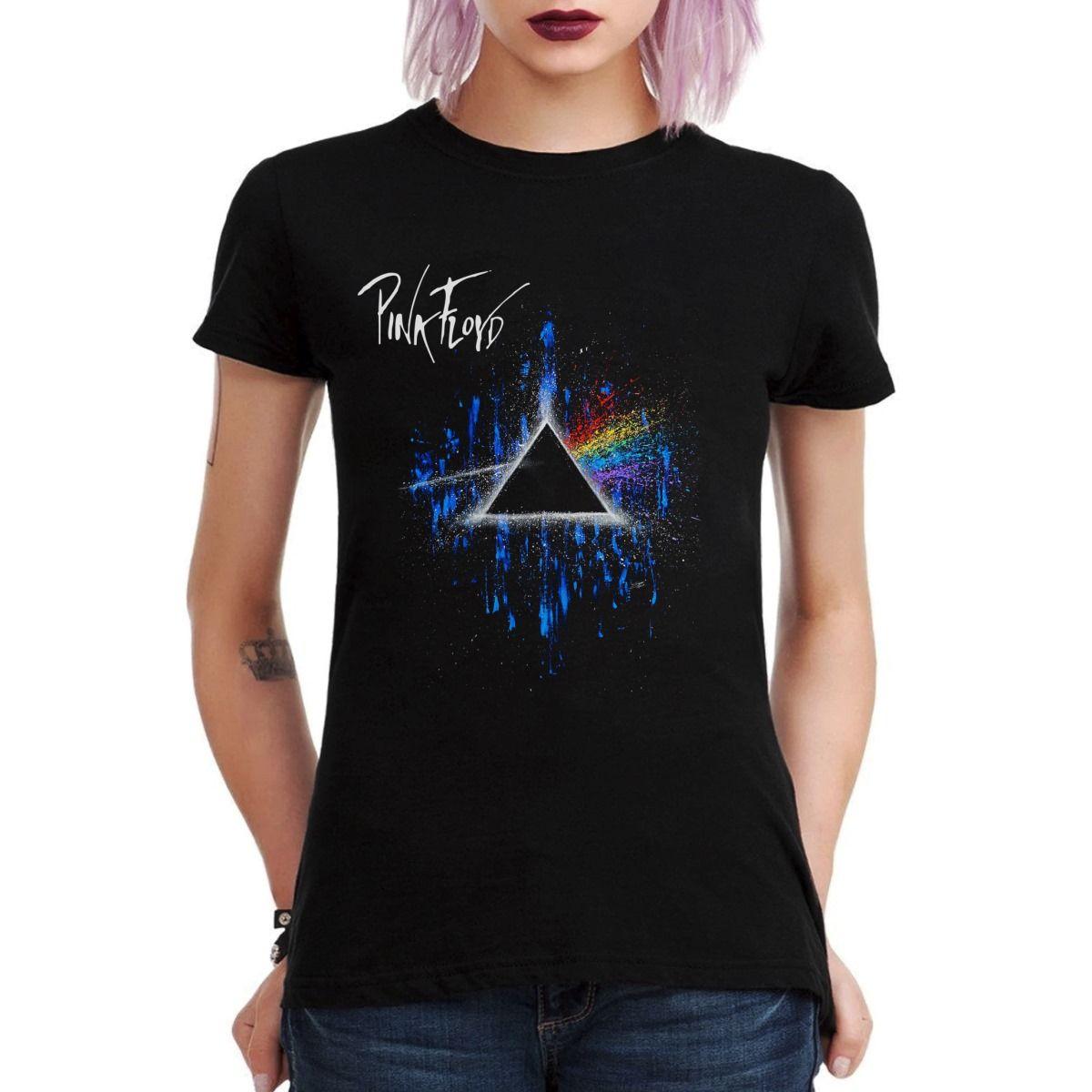 PINK FLOYD ART PAINT PRISMA POLERA MUJER-2