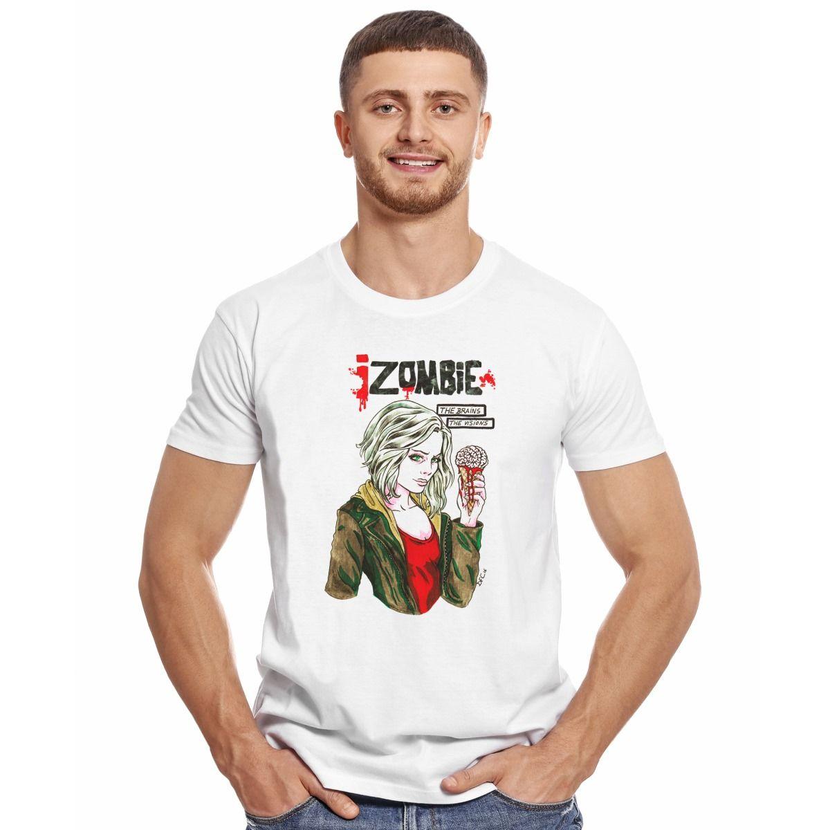 ZOMBIE THE BRAISN THE VISIONS POLERA MANGA CORTA HOMBRE-2