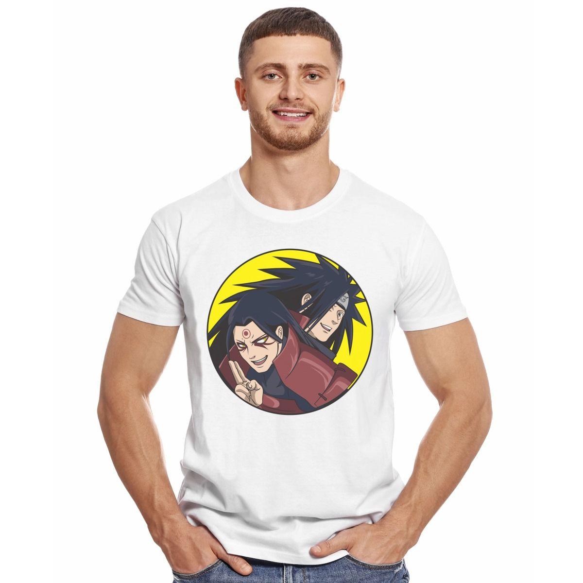 NARUTO MADARA UCHIHA CIRCULO POLERA MANGA CORTA HOMBRE-2