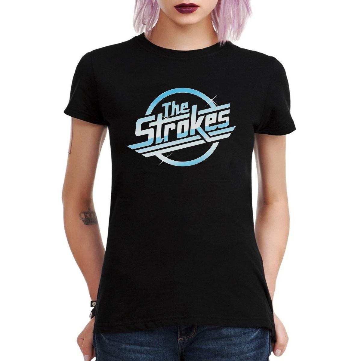 THE STROKES LOGO POLERA MUJER-2