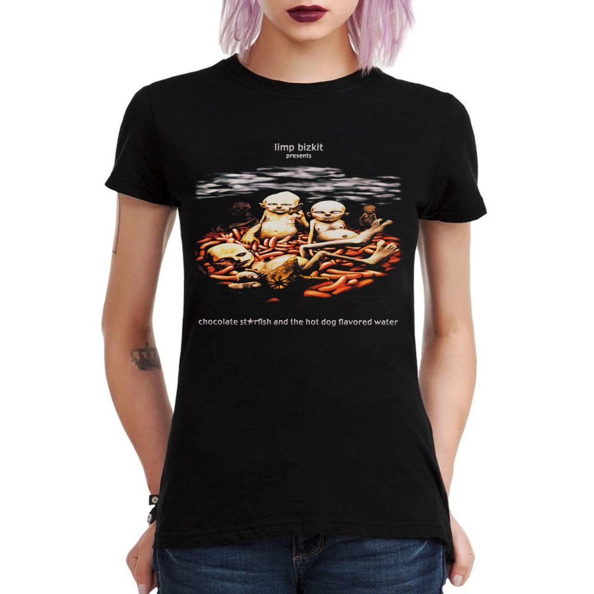 LIMP BIZKIT CHOCOLATE STARFISH POLERA MUJER-2