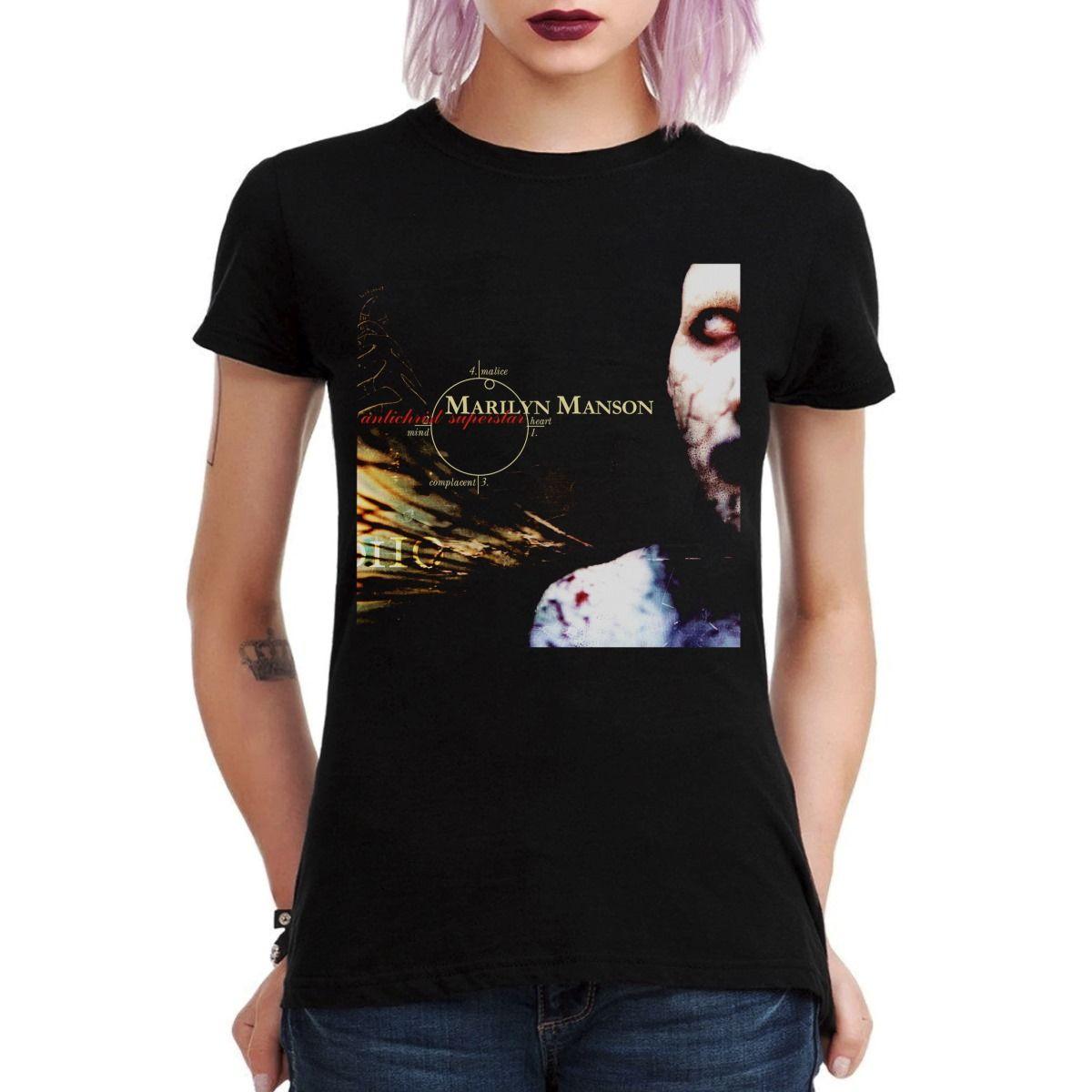 MARILYN MANSON ANTICHRIST SUPERSTAR POLERA MUJER-2