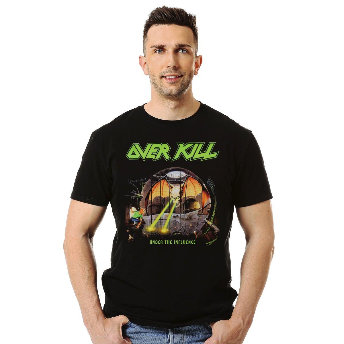 OVERKILL UNDER THE INFLUENCE POLERA MANGA CORTA HOMBRE-2