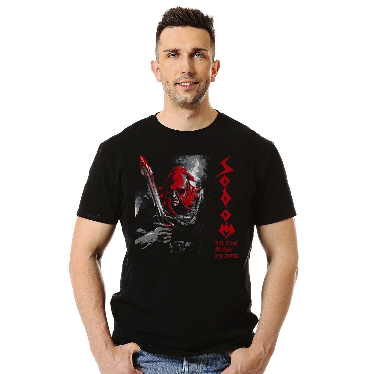 SODOM ART IN THE SIGN OF EVIL POLERA MANGA CORTA HOMBRE-2
