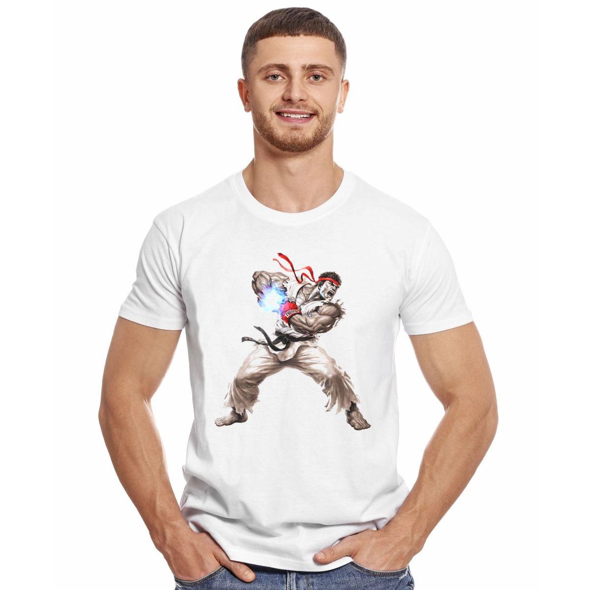 STREET FIGHTER RYU HA DO KEN POLERA MANGA CORTA HOMBRE-2