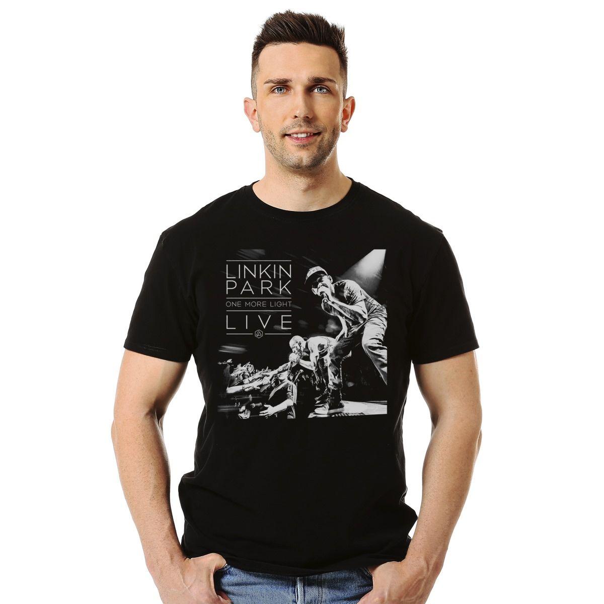 LINKIN PARK ONE MORE NIGHT LIVE POLERA MANGA CORTA HOMBRE-2