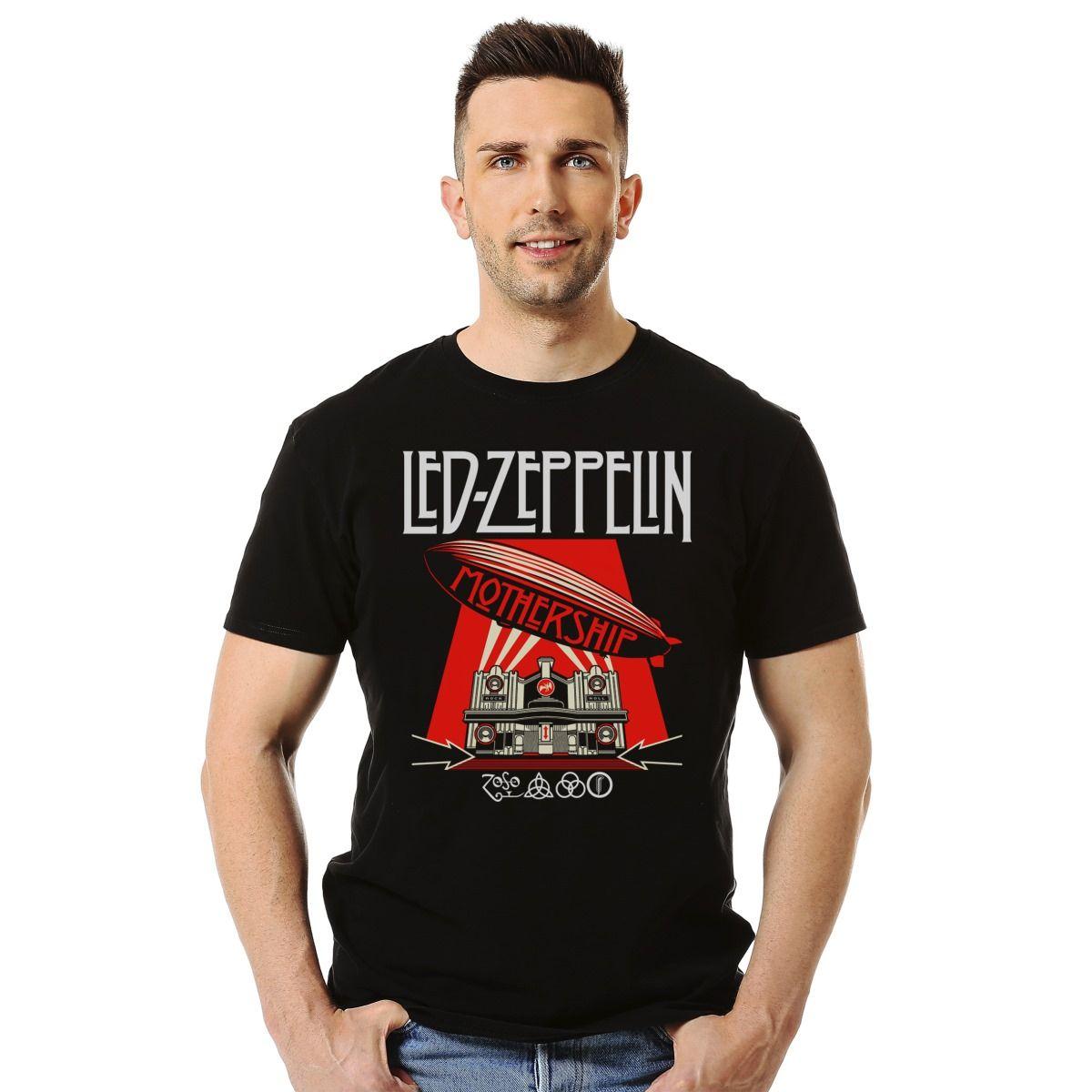 Polera Led Zeppelin Mothership Rock-2