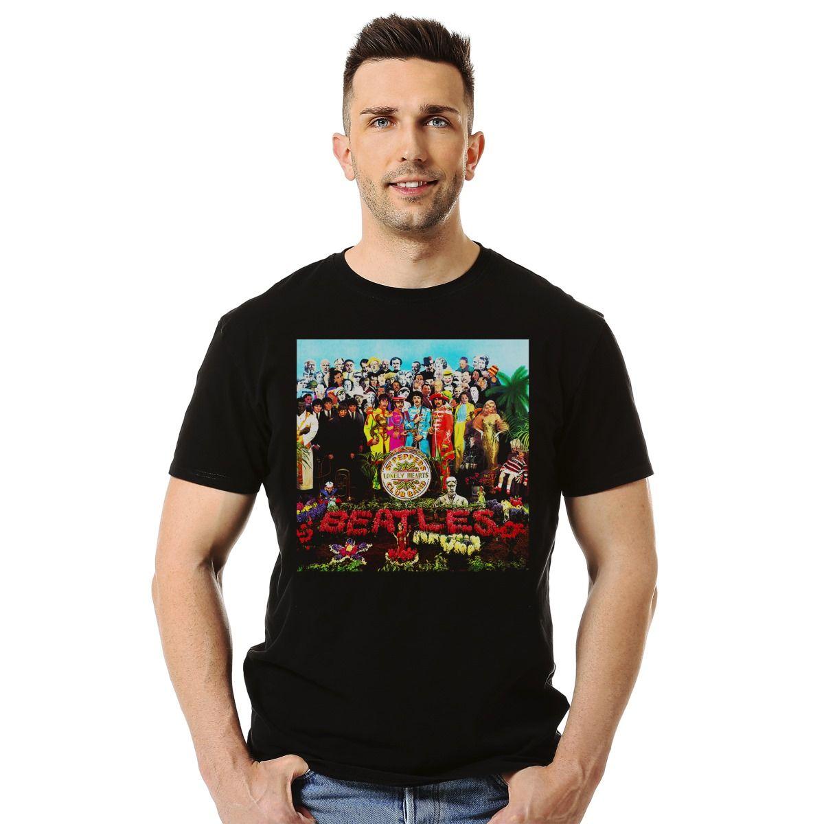 Polera The Beatles Sargent Pepper Rock-2