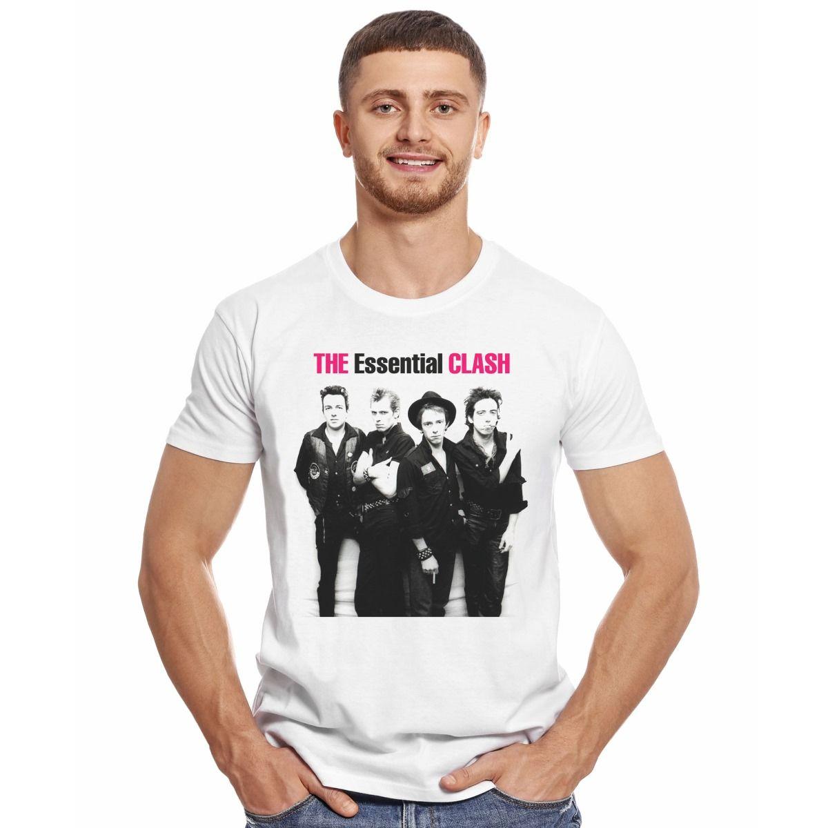 THE CLASH ESSENTIAL POLERA MANGA CORTA HOMBRE-2