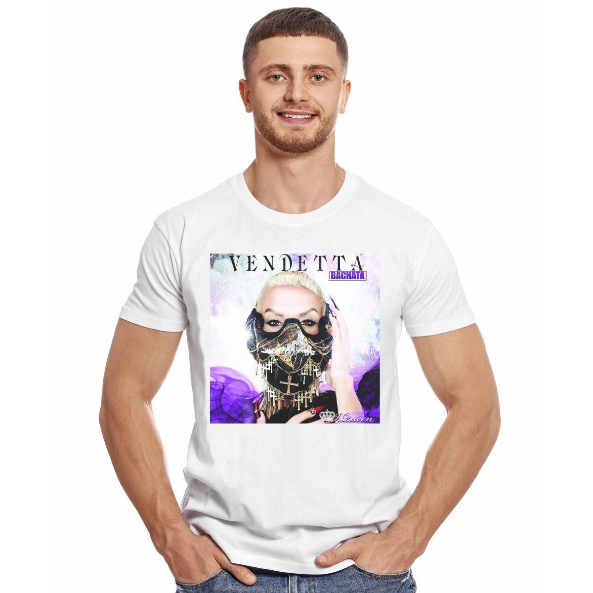 IVY QUEEN VENDETTA BACHATA POLERA MANGA CORTA HOMBRE-2