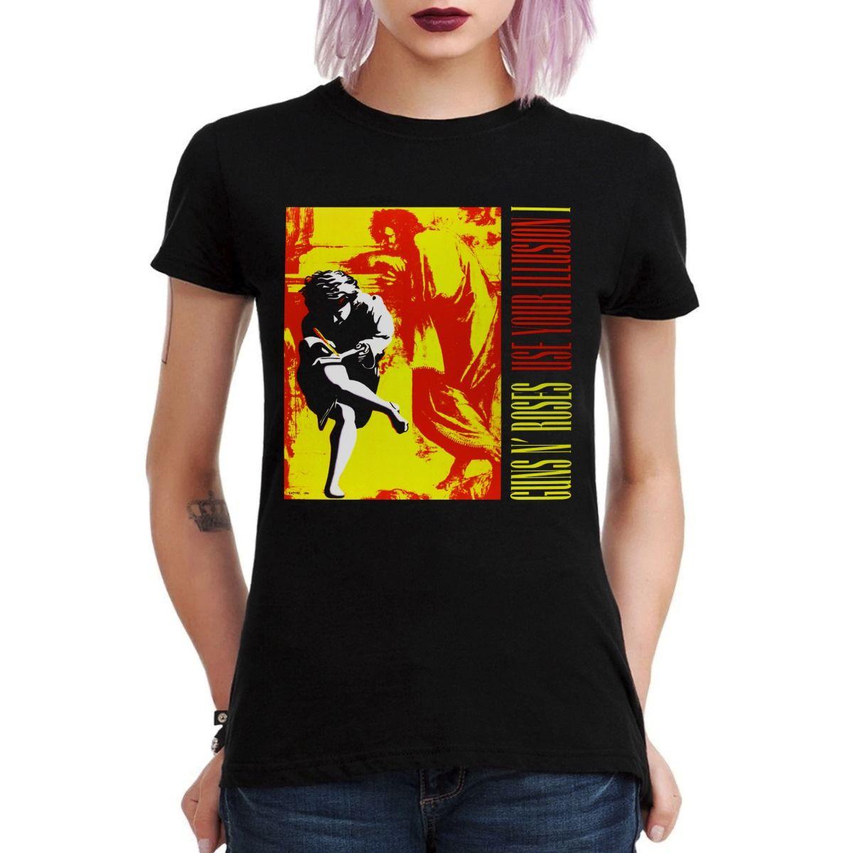 GUNS N ROSES USE YOUR ILLUSION I POLERA MUJER-2