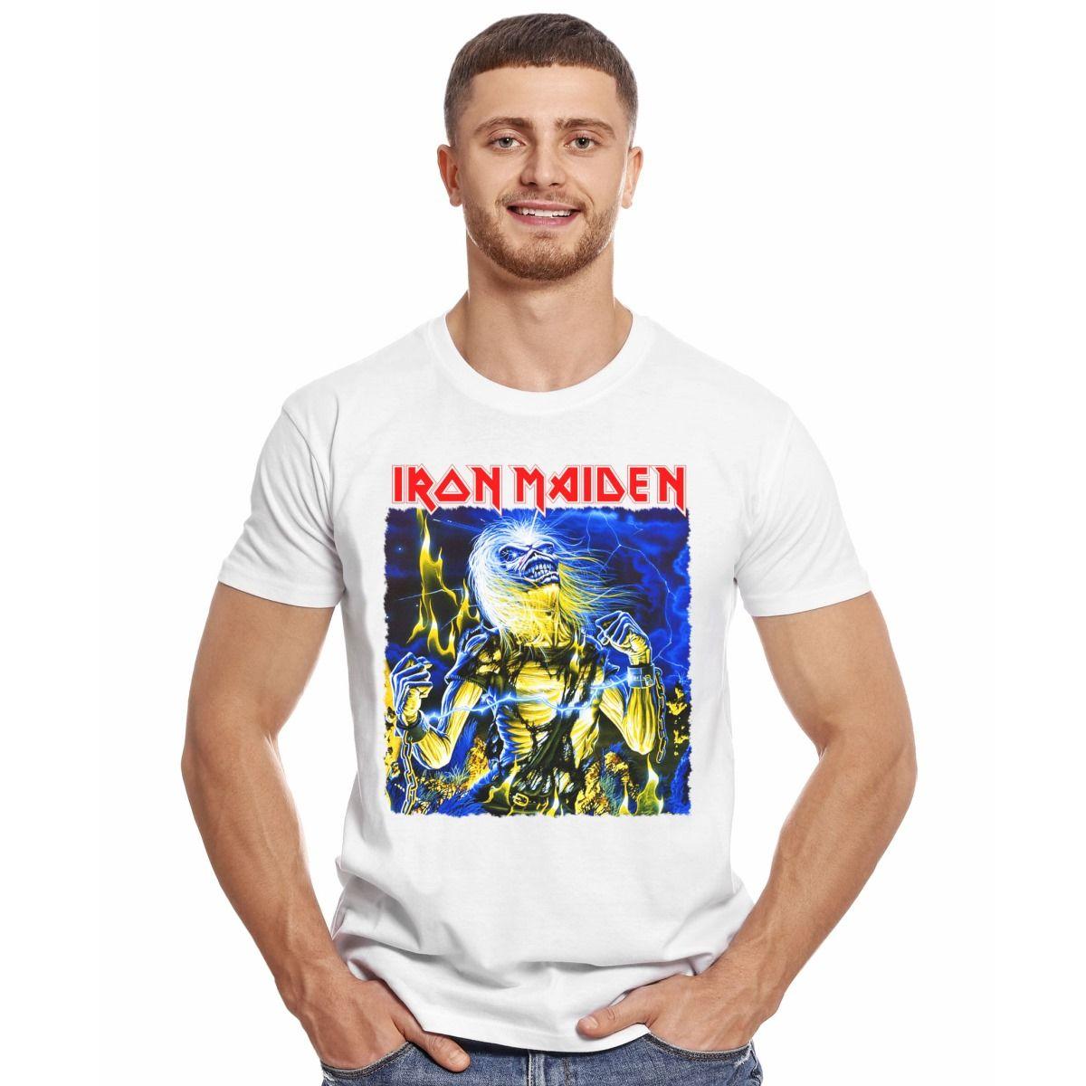 IRON MAIDEN LIVE AFTER DEATH POLERA MANGA CORTA HOMBRE-2