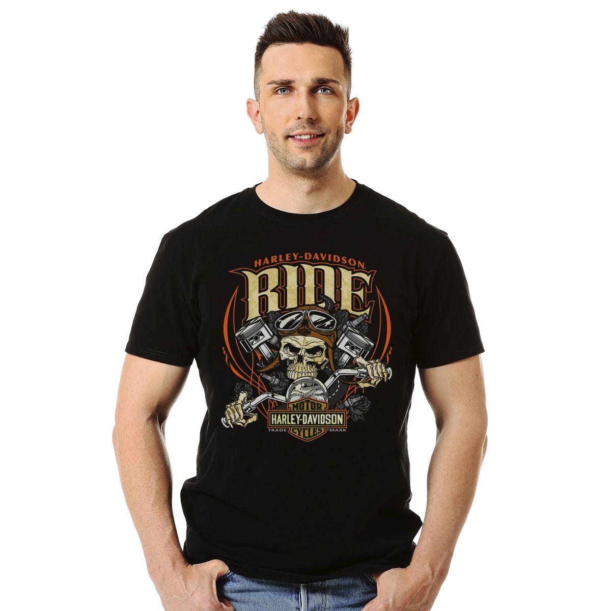 HARLEY DAVIDSON RIDE POLERA MANGA CORTA HOMBRE-2
