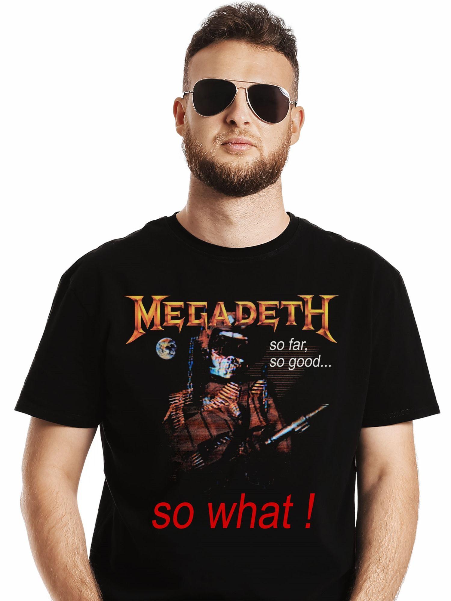 Polera Megadeth So Far So Good So What-0