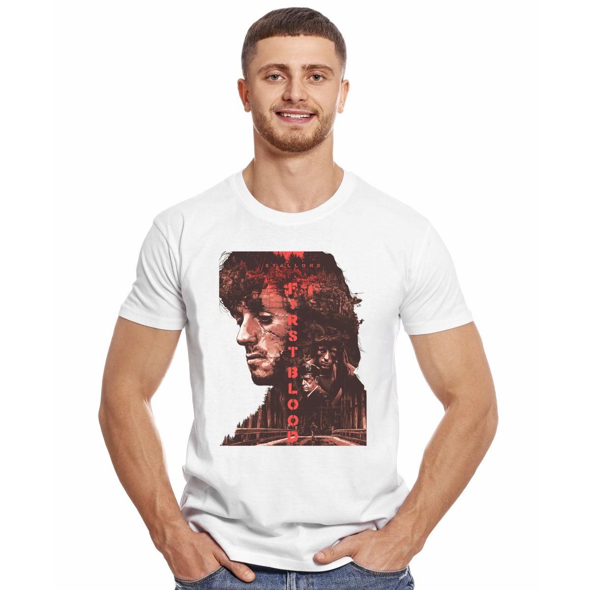 RAMBO FIRST BLOOD POLERA MANGA CORTA HOMBRE-2