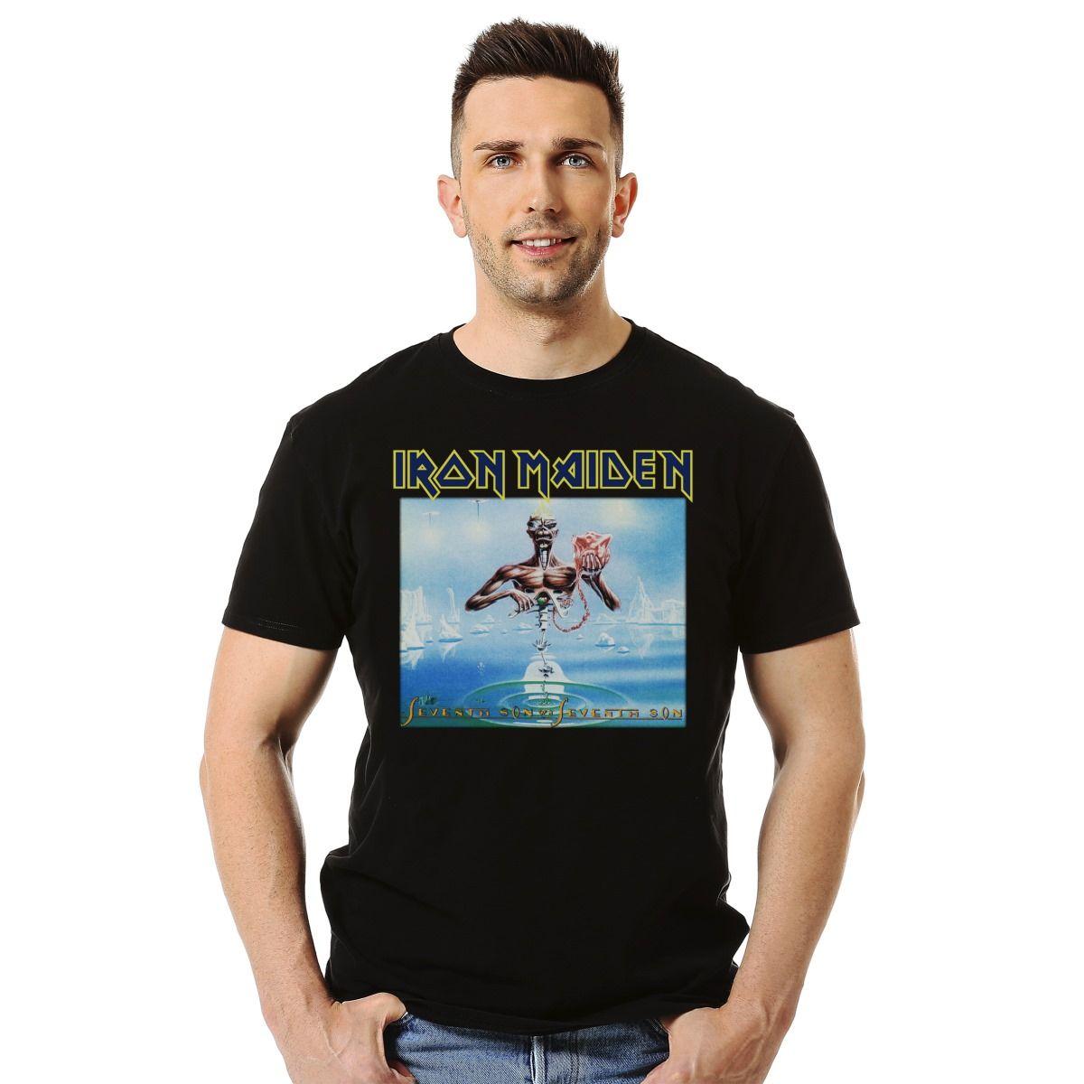 Polera Iron Maiden Seventh Son Metal-2