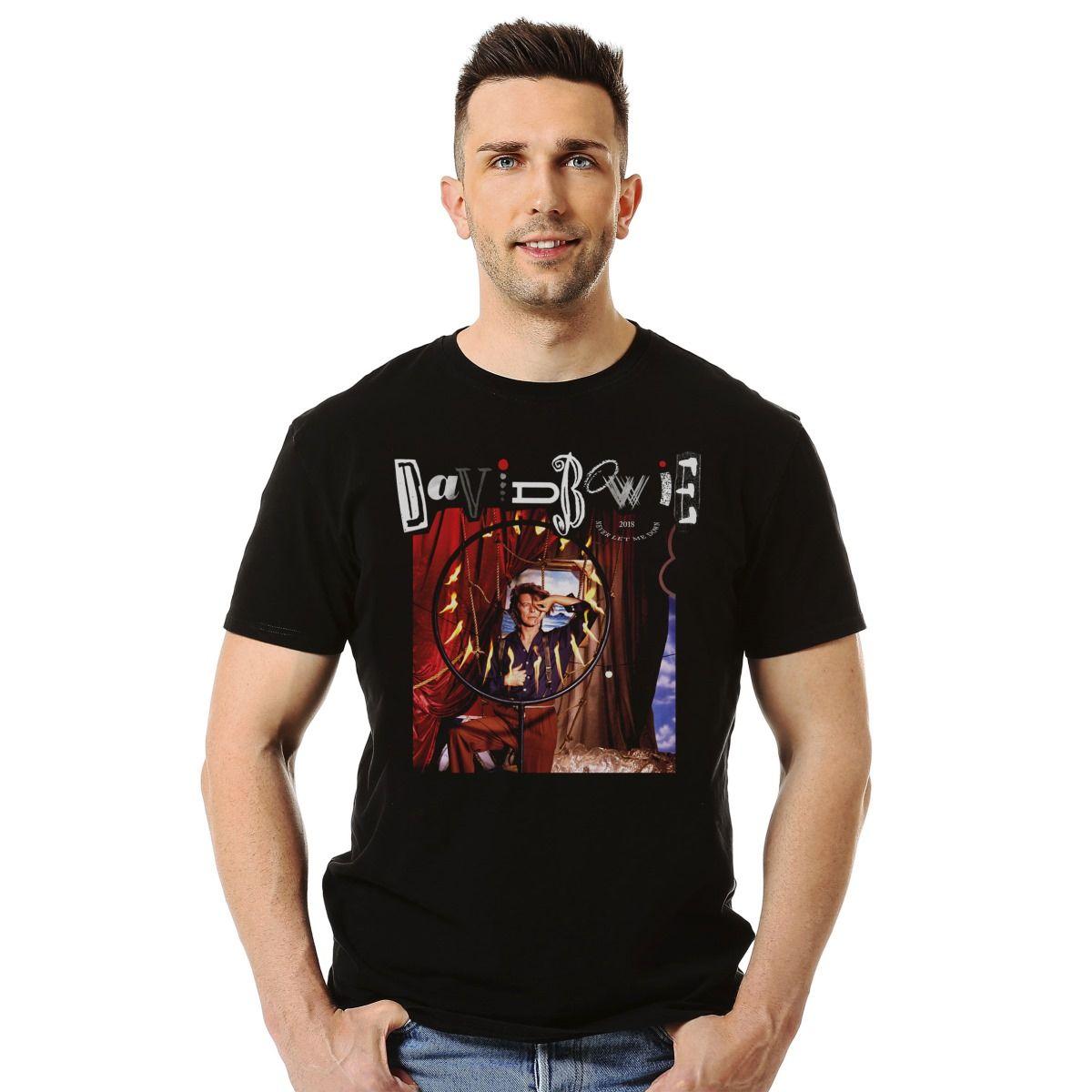 DAVID BOWIE NEVER LET ME DOWN 2018 POLERA MANGA CORTA HOMBRE-2