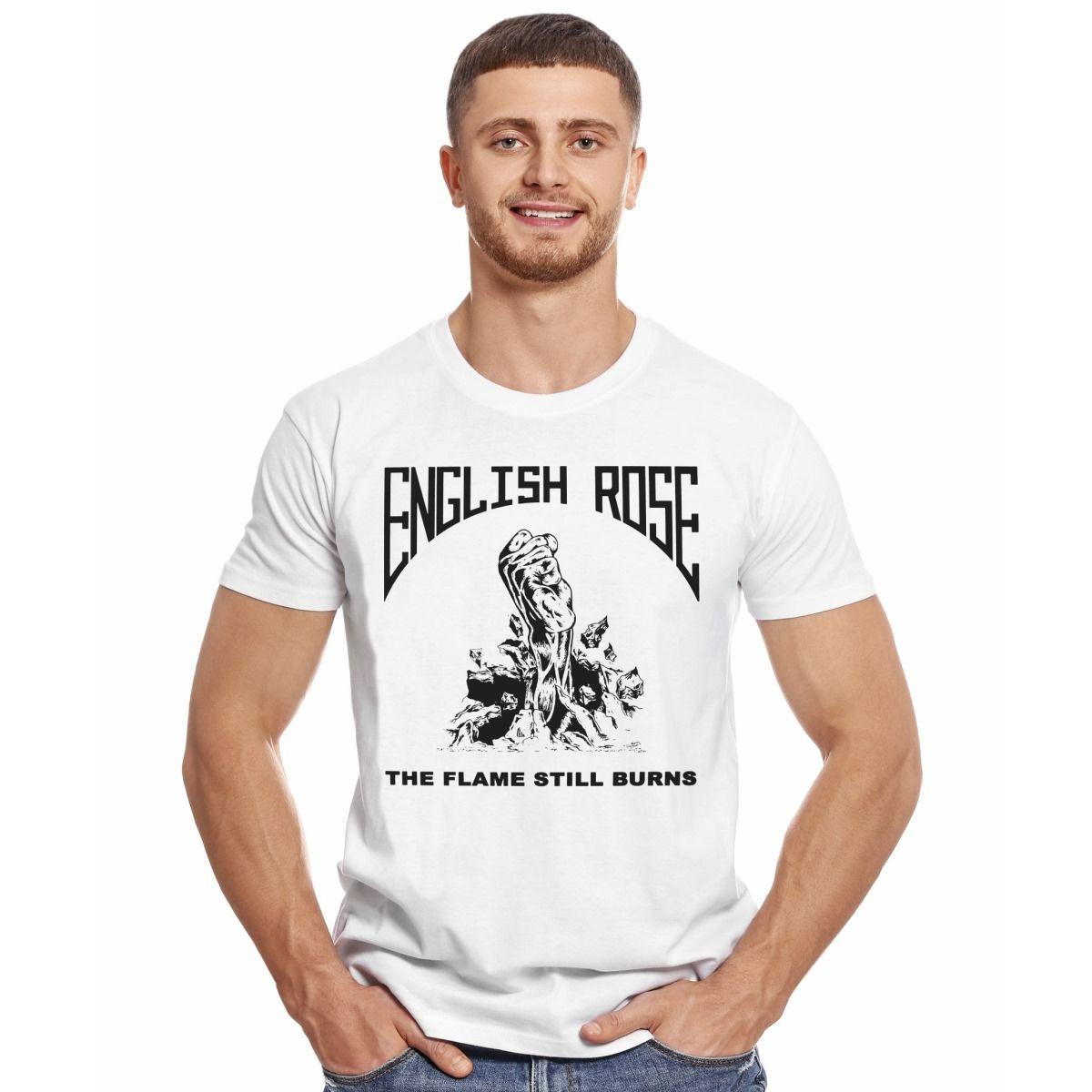 ENGLISH ROSE THE FLAME STILL BURNS POLERA MANGA CORTA HOMBRE-2