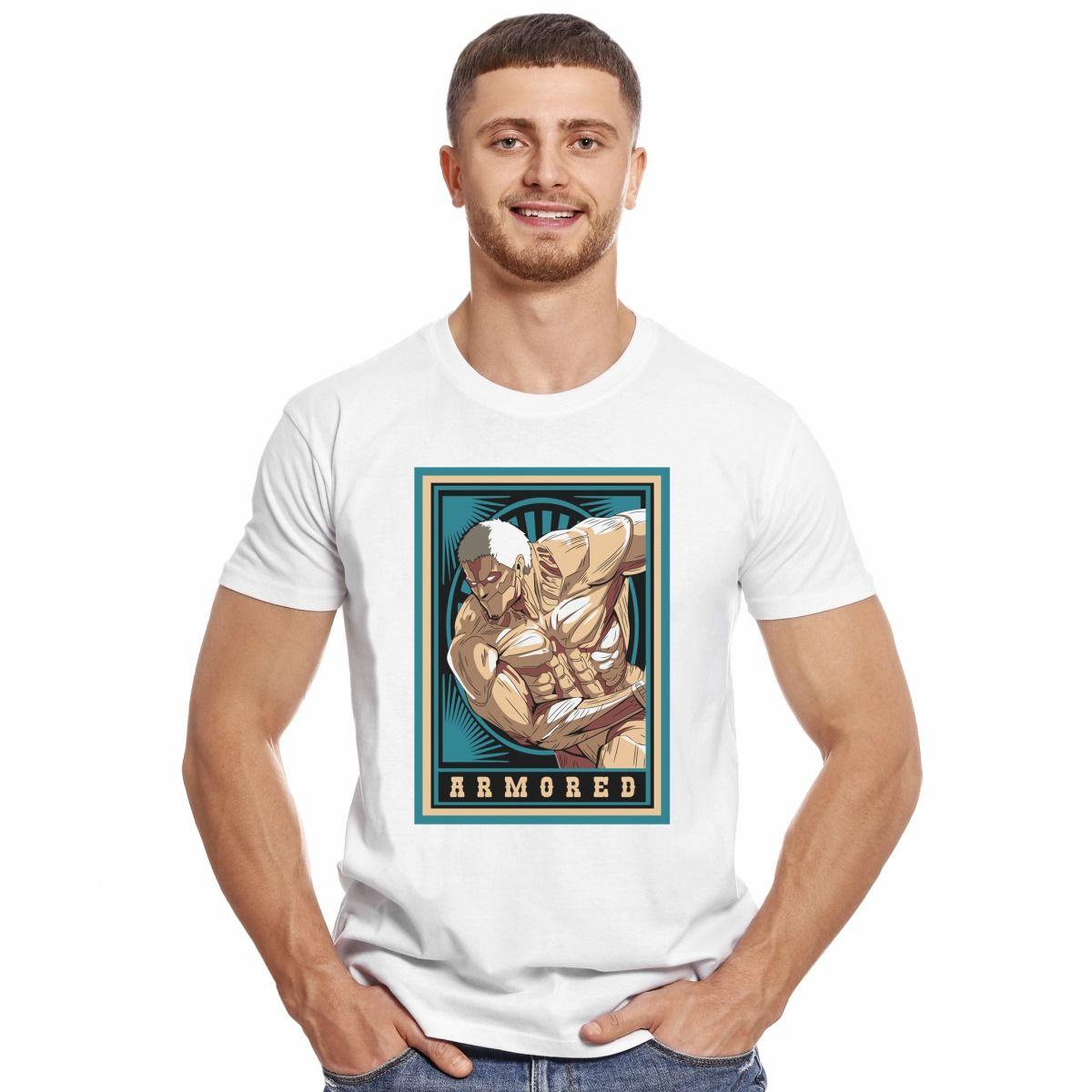 ATTACK ON TITAN ARMORED POLERA MANGA CORTA HOMBRE-2