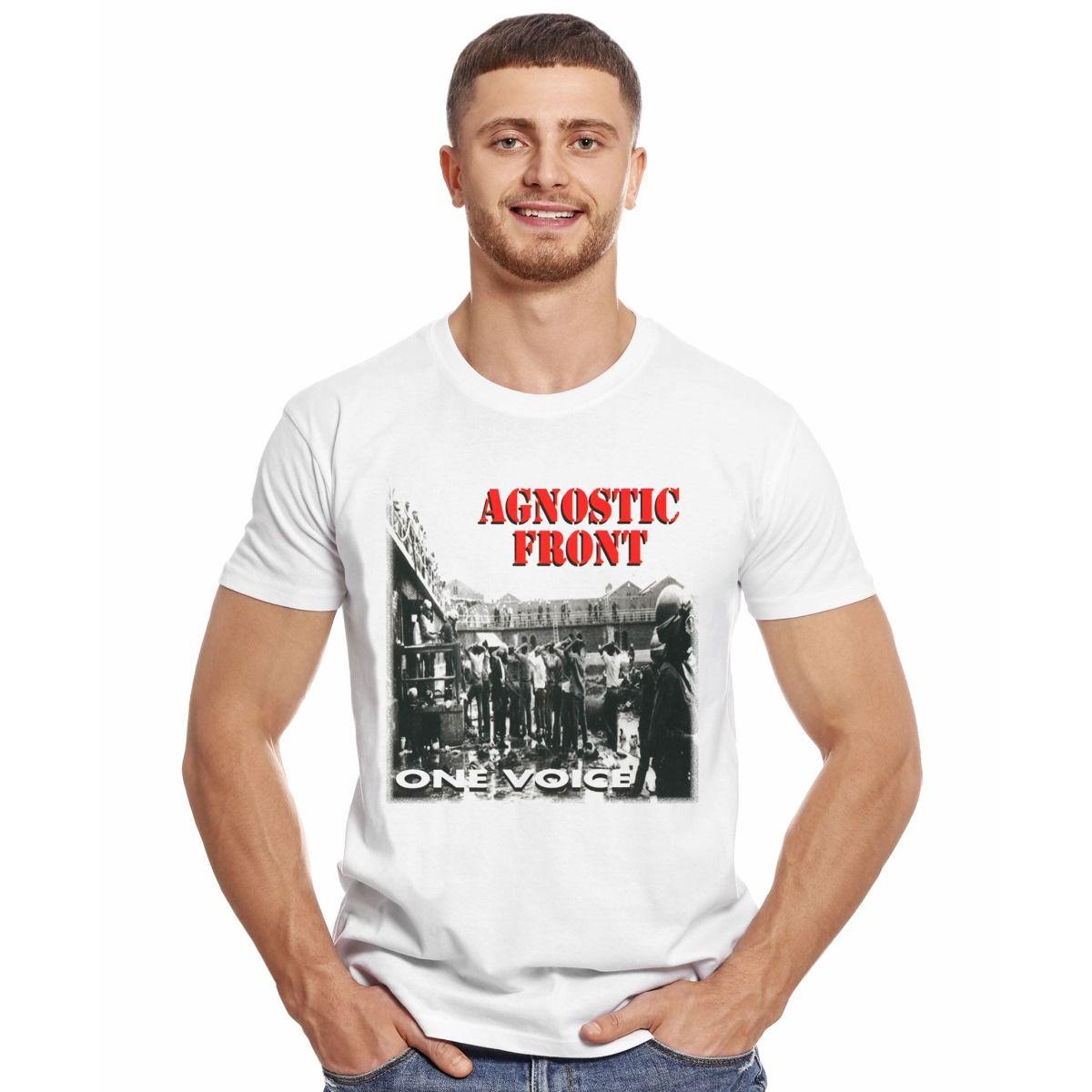 AGNOSTIC FRONT ONE VOICE POLERA MANGA CORTA HOMBRE-2