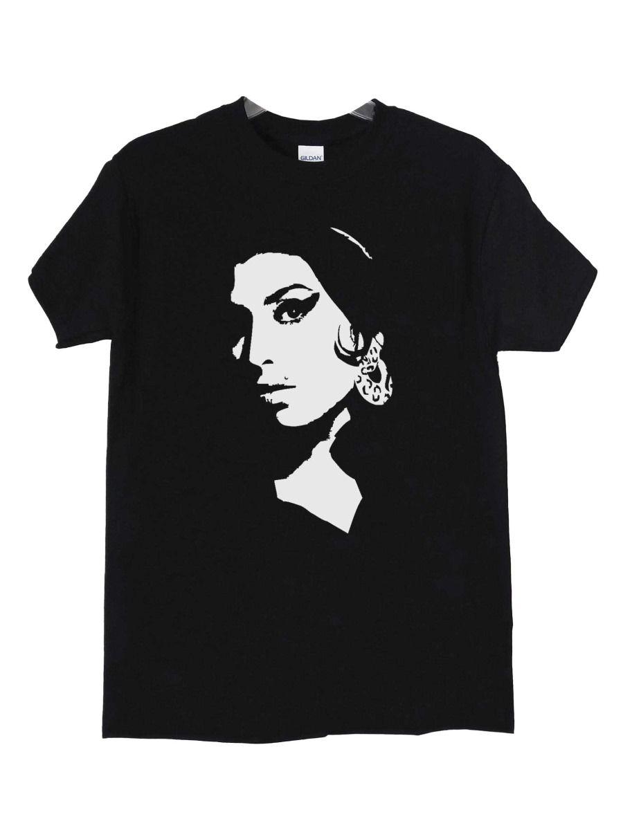 Polera Amy Winehouse Stencil-2