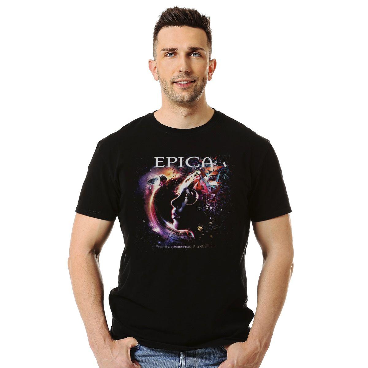 EPICA THE HOLOGRAPHIC PRINCIPLE POLERA MANGA CORTA HOMBRE-2