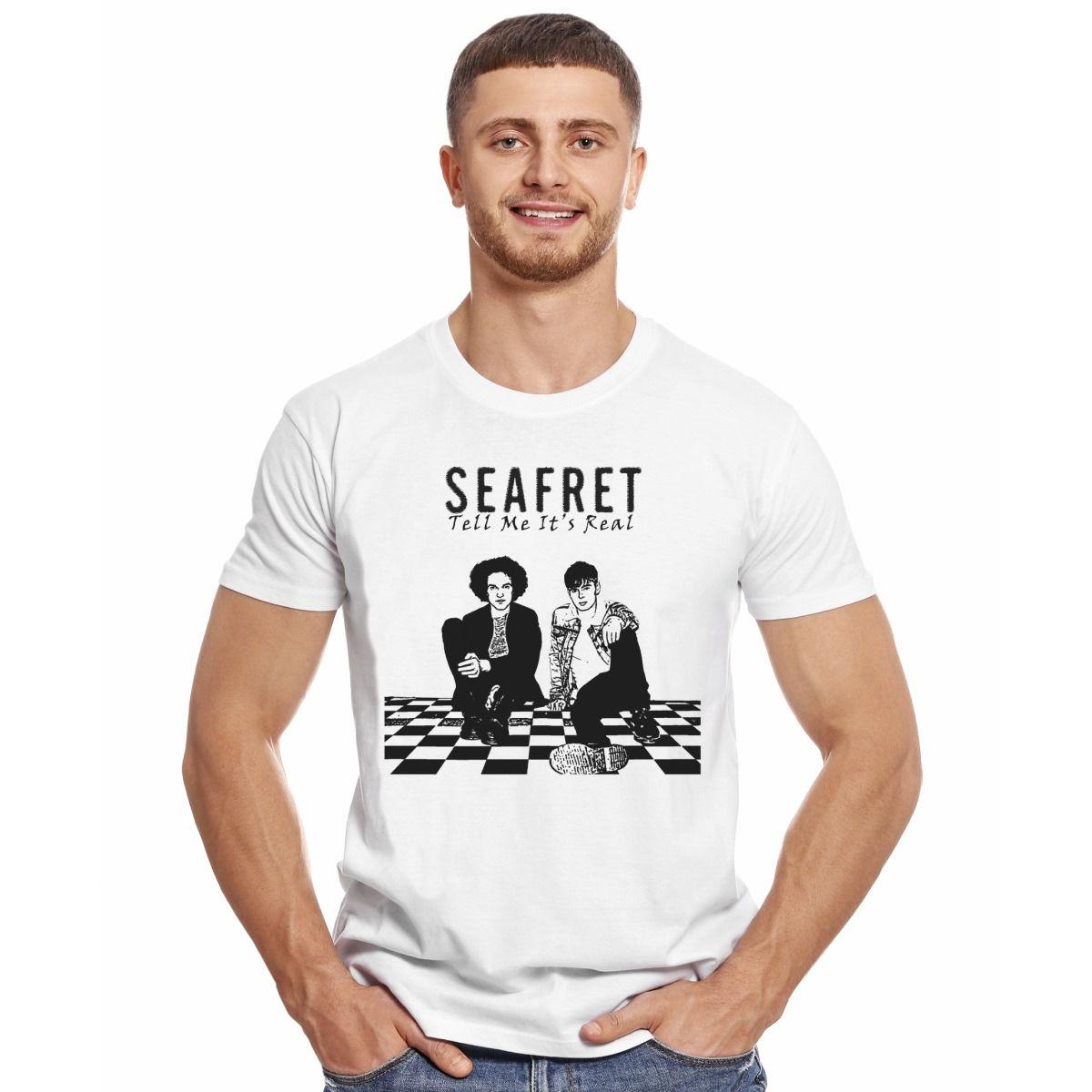 SEAFRET TELL ME ITS REAL STENCIL POLERA MANGA CORTA HOMBRE-2