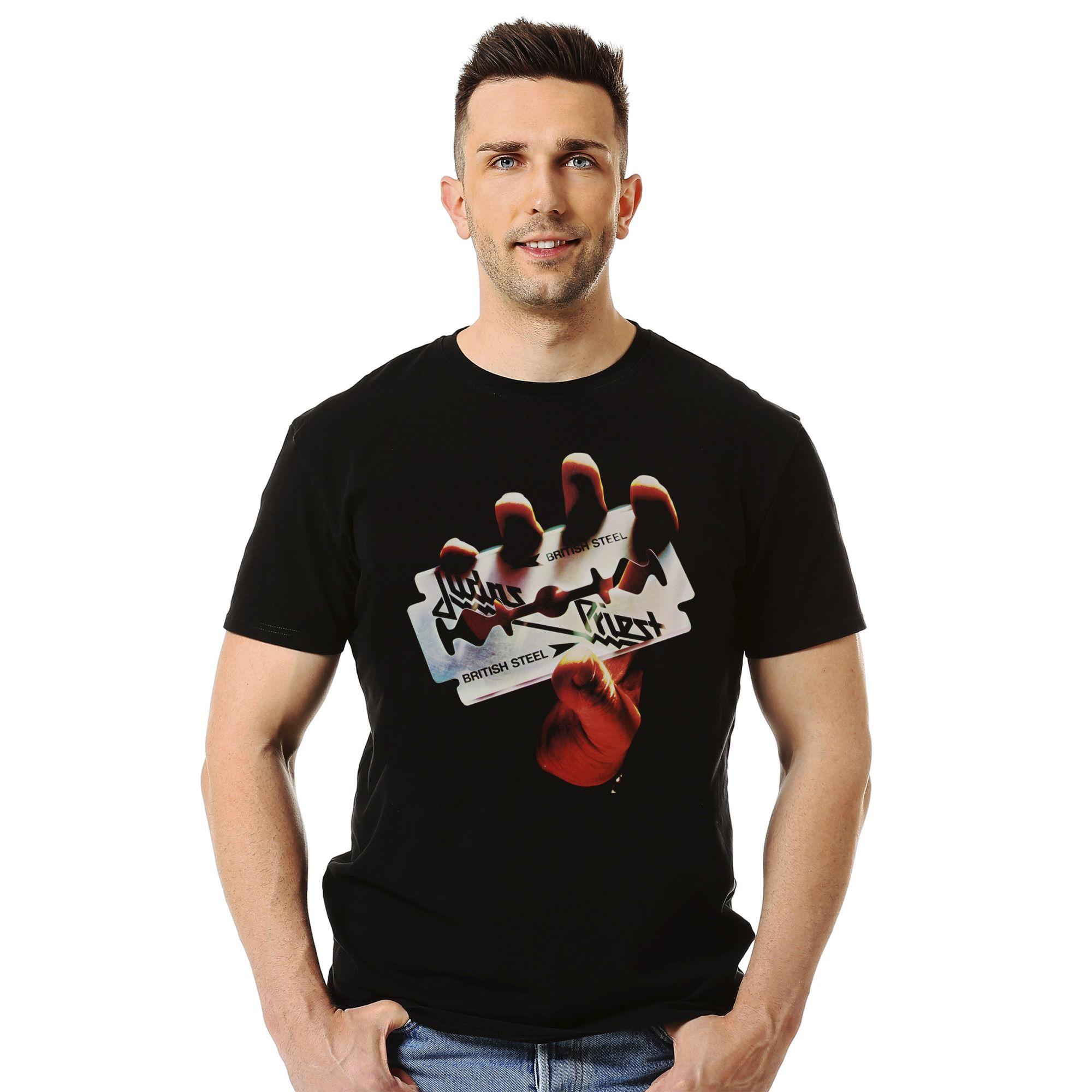 Polera Judas Priest British Steel-1