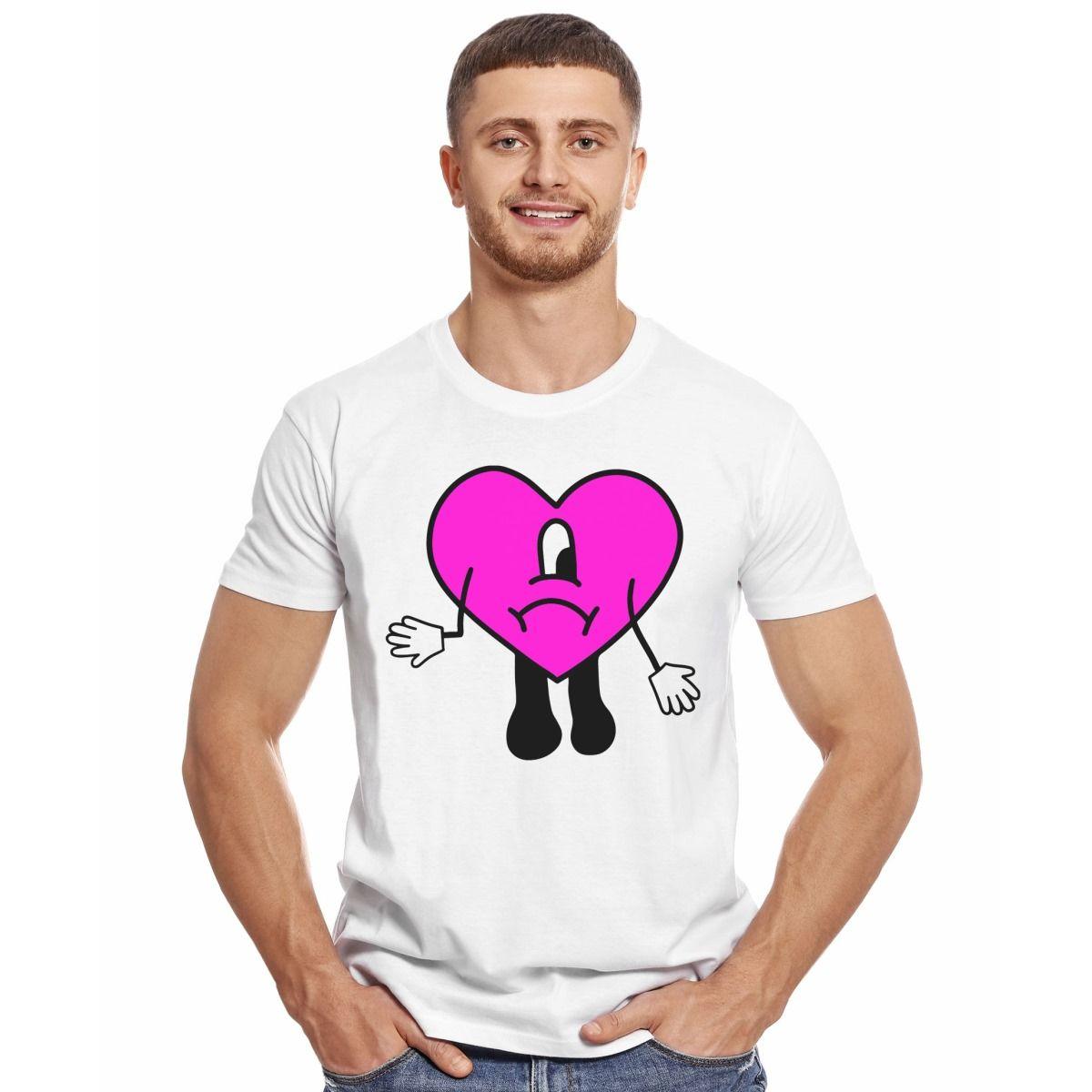 BAD BUNNY CORAZON UN VERANO SIN TI LOGO POLERA MANGA CORTA HOMBRE-2