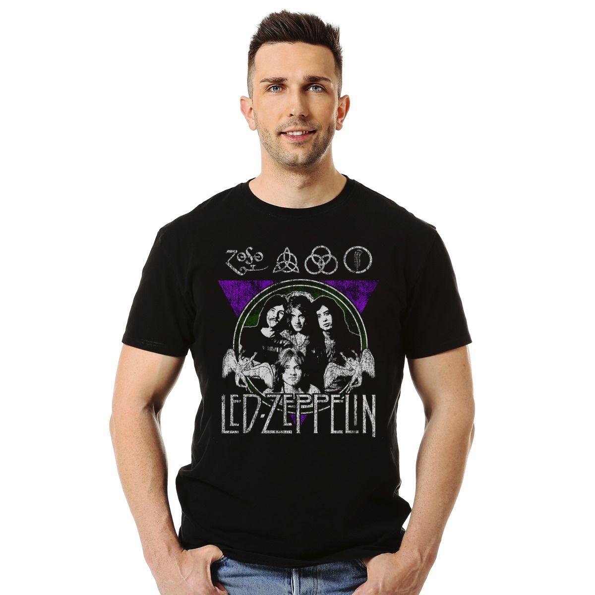 Polera Led Zeppelin Vintage Faces Rock-2
