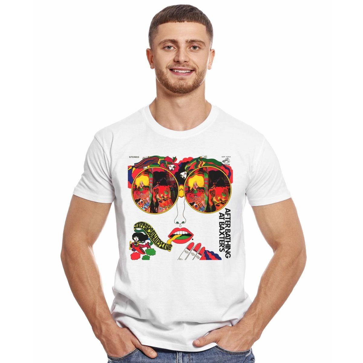 JEFFERSON AIRPLANE AFTER BATHING AT BAXTERS FANART 2 POLERA MANGA CORTA HOMBRE-2