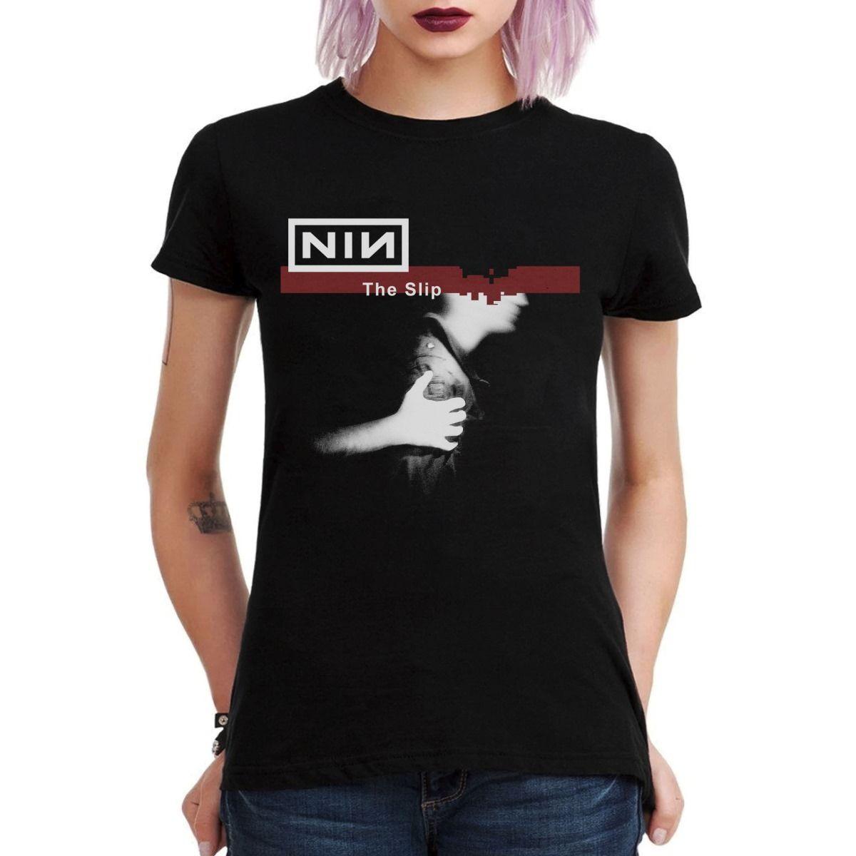 NINE INCH NAILS THE SLIP POLERA MUJER-2