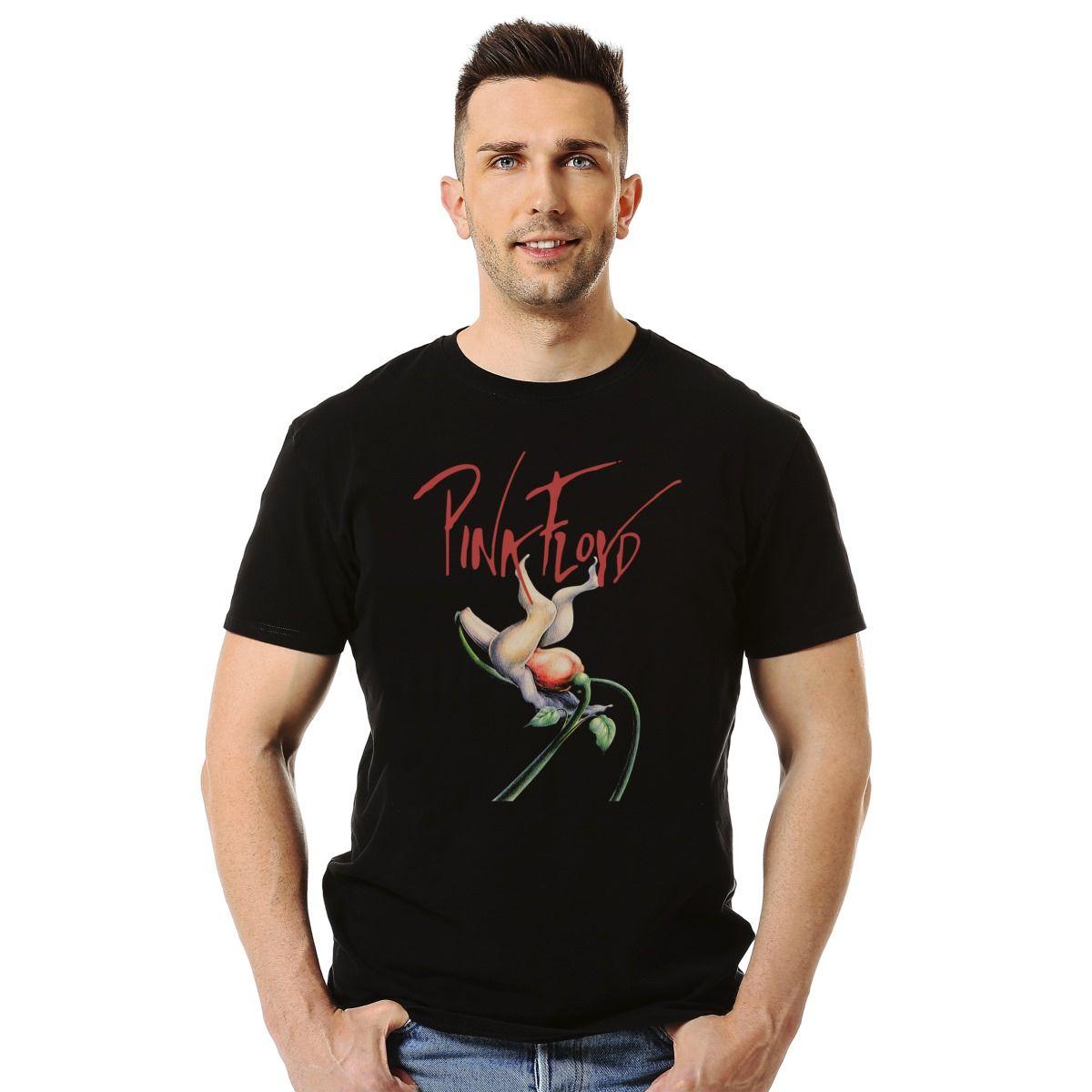 Polera Pink Floyd Flowers Rock-2