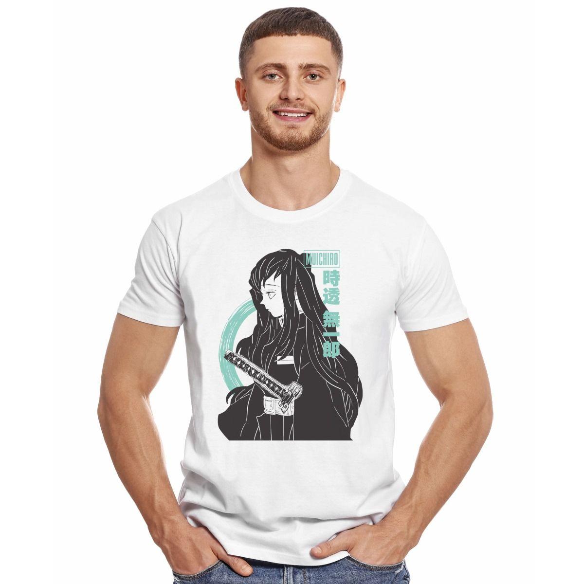 DEMON SLAYER MUICHIRO KATANA POLERA MANGA CORTA HOMBRE-2