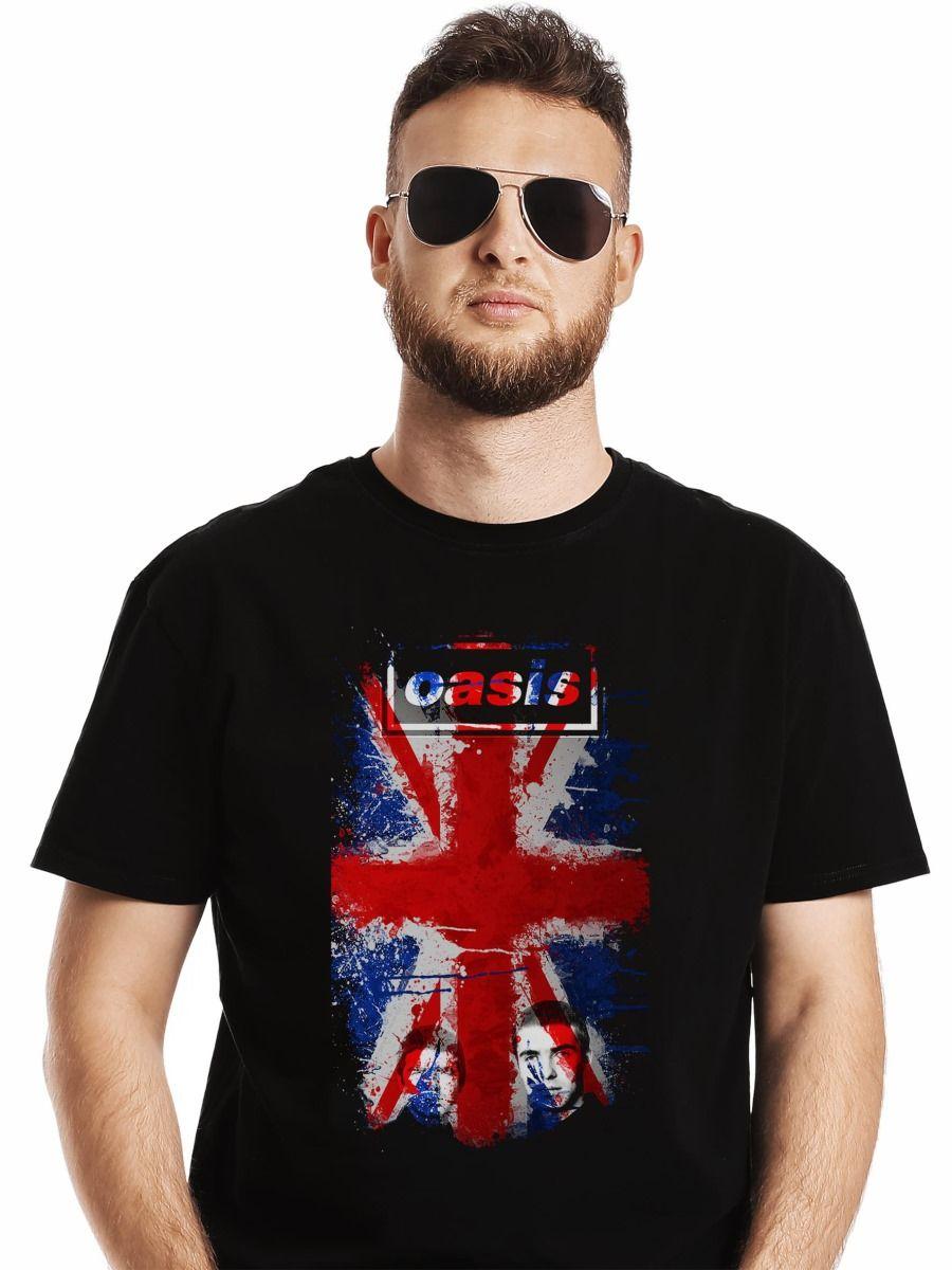 Polera Oasis Flag Bandera Britanica Rock-0