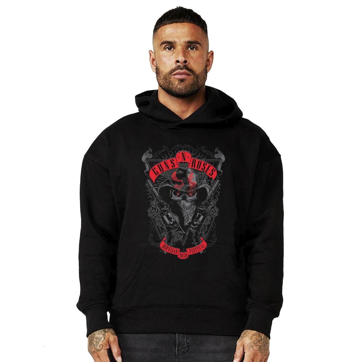 GUNS N ROSES COWBOY POLERON CANGURO-0