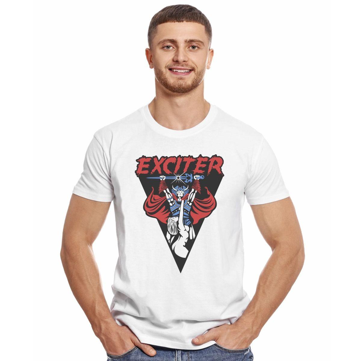 EXCITER LONG LIVE THE LOUD TRIANGULO POLERA MANGA CORTA HOMBRE-2