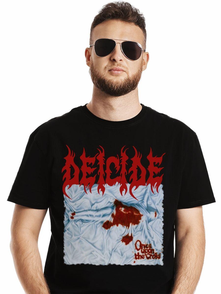 DEICIDE ONCE UPON THE CROSS POLERA MANGA CORTA HOMBRE-0