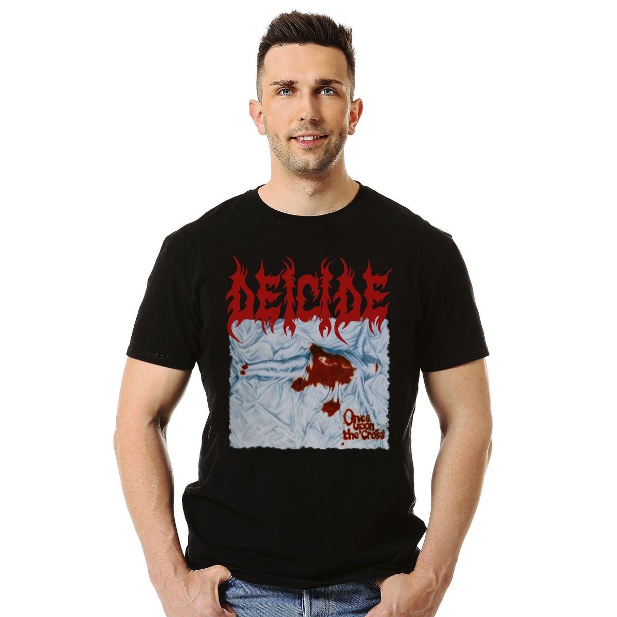 DEICIDE ONCE UPON THE CROSS POLERA MANGA CORTA HOMBRE-2