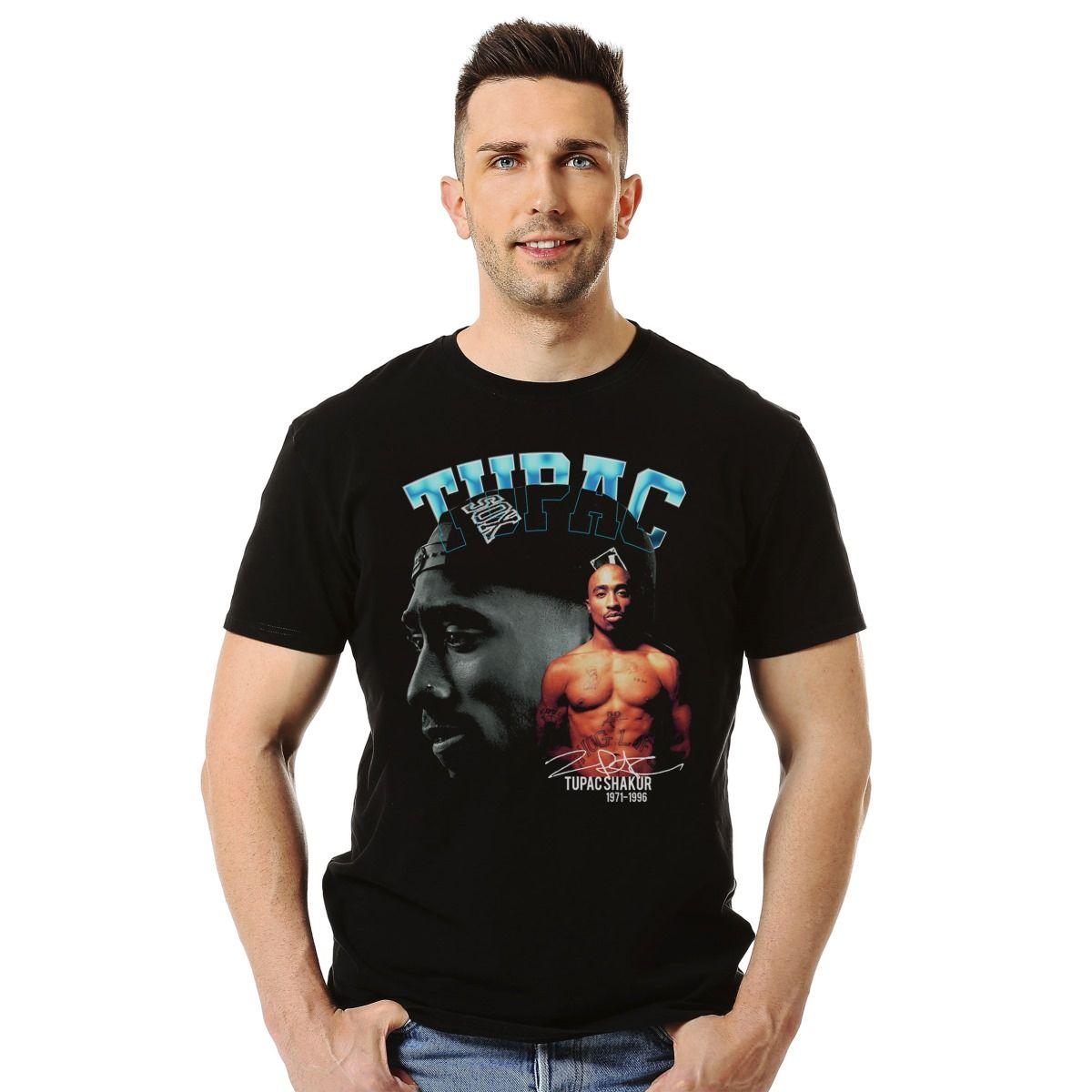 2PAC TUPAC SHAKUR ALL EYES ON ME THUG POLERA MANGA CORTA HOMBRE-2