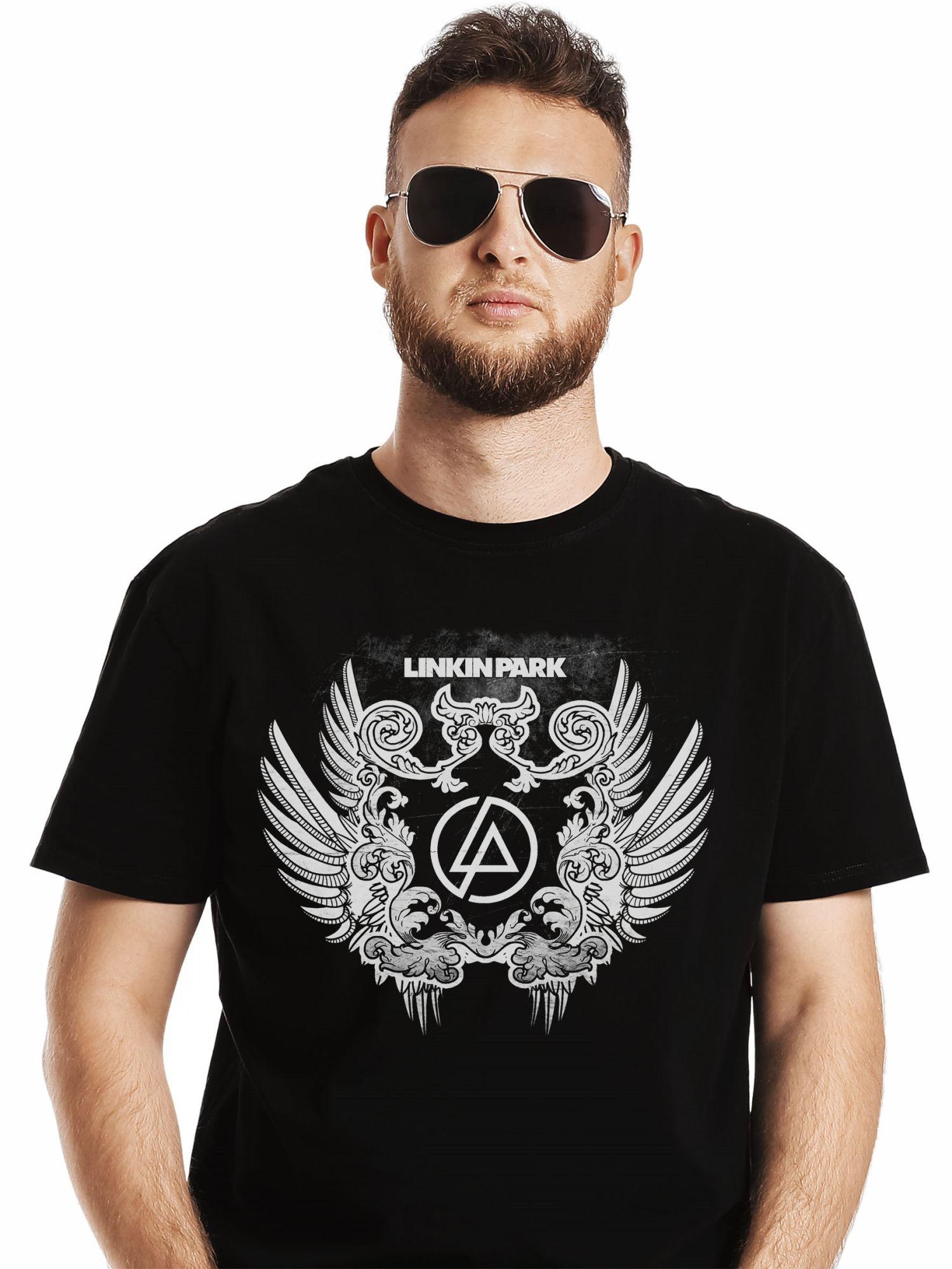 Polera Linkin Park Logo Wings-0