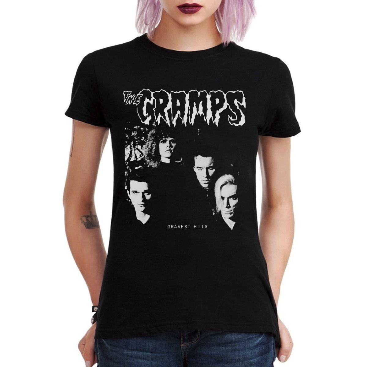 THE CRAMPS GRAVEST HITS POLERA MUJER-2